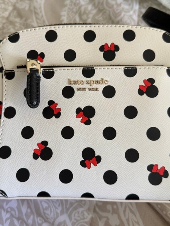 kate spade Handbags - Kate Spade Disney Minnie Mouse Polka Dot Crossbody Bag. Disney Parks